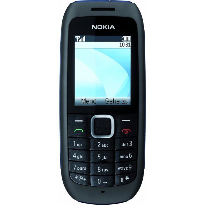 Téléphone portable Radio FM / Ecran couleur / Lampe de poche Noir (Import Allemagne)