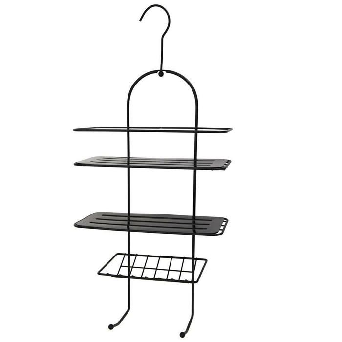 Étagère de salle de bain suspendue en métal