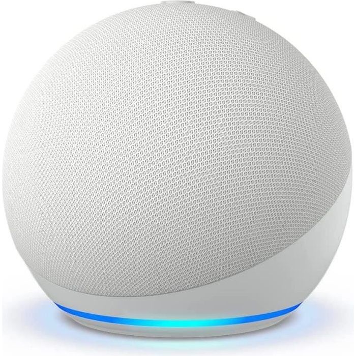 Câble D'extension 3 Mètres Pour Echo Dot (3e, 4e, 5e Génération) - Connecteur Sécurisé 5mm - Noyau Cuivre - Blanc Ou Noir - Alimentation Anti-poussière