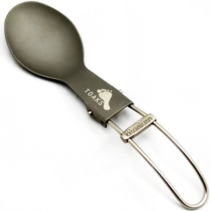 Fdit Cuillère pliante et spork Ustensiles de camping pliants pliables