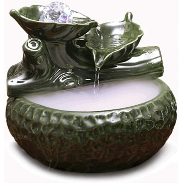 GOTOTOP Fontaine De Table à LED Fontaine D'eau De Table De Fontaine D'eau De Table D'usb 3V