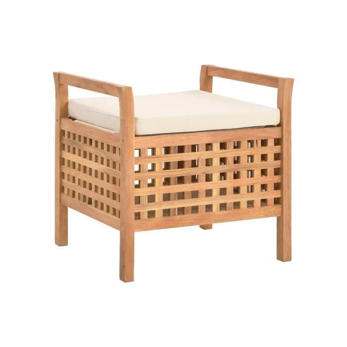 Banc Moderne Oceane Bois L 49cm Achat Vente Banc Soldes Des Le 15 Juillet Cdiscount