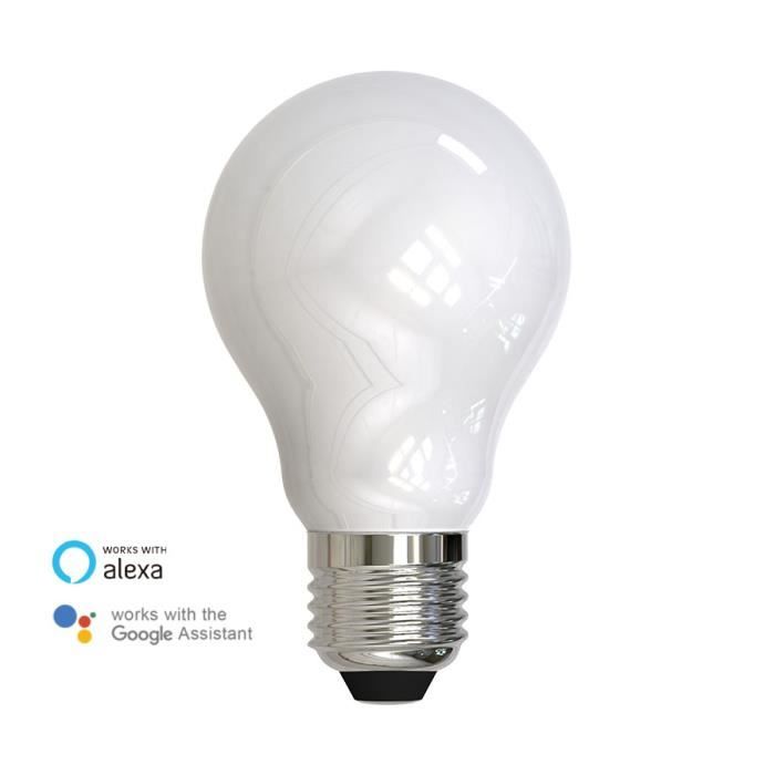 Lot 3x Calex Smart Tuya Wifi E27 Poire Filament 7W 806lm - 818-830 Variable Blanc | Dimmable - Équivalent 60W