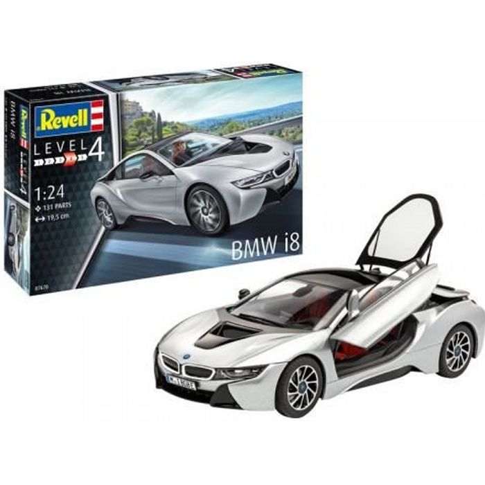 REVELL Model Set BMW i8 Maquette à Construire, à Coller et à Peindre, Avec  Accessoires - Cdiscount Jeux - Jouets