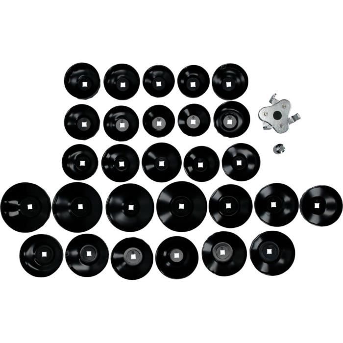Coffret de cloches pour filtre à huile | 30 pièces - Brilliant Tools BT711050