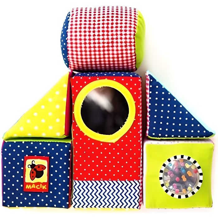 Cubes Mousse Enfants Cubes A Empiler Bebe Jouet Eveil Bebe Cube Developpement Motricite Jouets Bebe 6 Mois Cliquetis Jouets Cdiscount Jeux Jouets