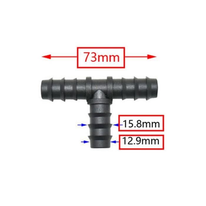 connecteur Coude 16mm pour tuyau PE 16mm irrigation