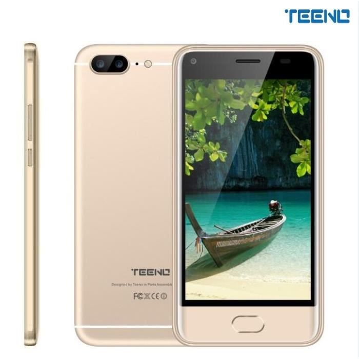 TEENO Smartphone 4.7 Pouces Débloqué Or(Double SIM - Android - Double  caméras) Téléphone Portable Mobile Phone - Cdiscount Téléphonie