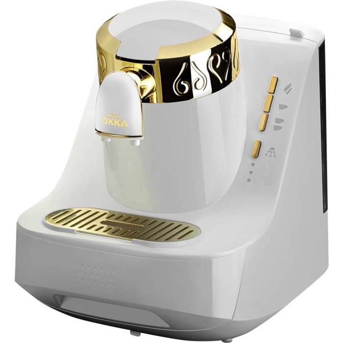 arzum OK008-W Cafetière moka or blanc Nombre de tasse=2