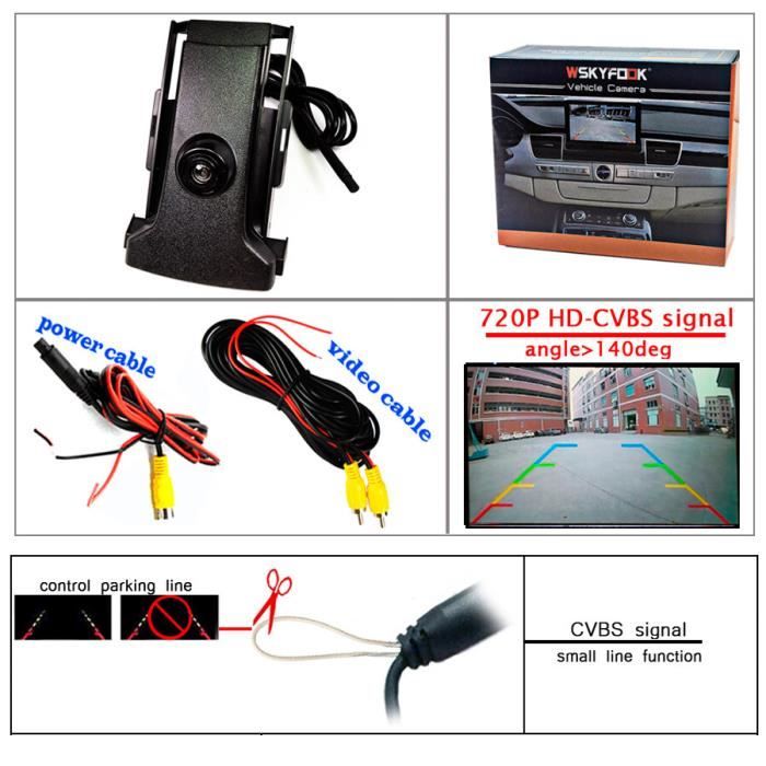 Vardsafe VS572R Caméra de recul et Moniteur de rétroviseur de Rechange pour Citroën Jumpy/Peugeot Expert/Fiat Scudo/ProAce