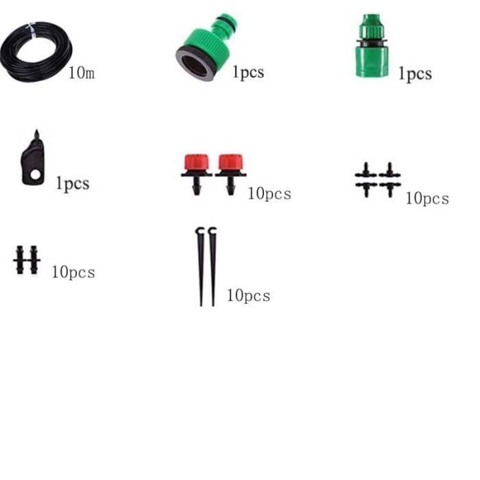 Goutteurs Arrosage 30 Pièces - Débit 8L/h Pour Système Goutte à Goutte 16-32mm