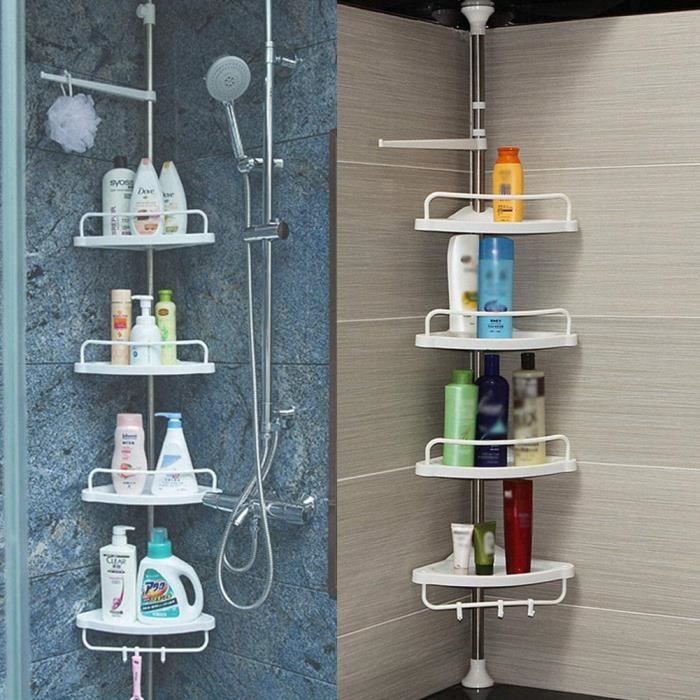 KIRZAX – Lot De 4 Supports Mural Silicone Pour Brosse à Dents Et Rasoir – Auto-Adhésif, Étanche – Pour Salle De Bain (Noir + Blanc)