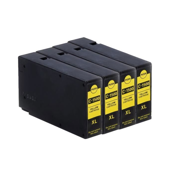 Cartouche D'encre Jaune Compatible Canon PGI-1500 XL – Pour Imprimantes Maxify – Haute Qualité & économie