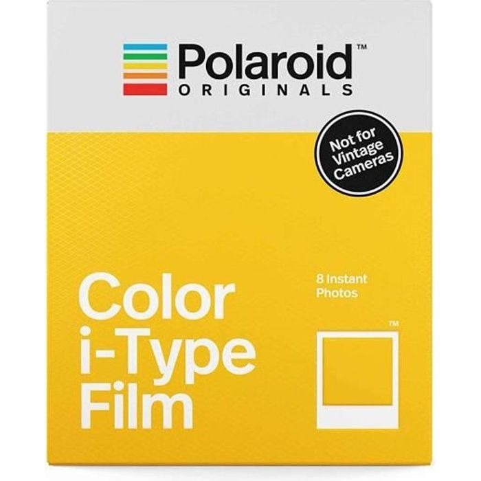Pellicule Couleur instantanée Polaroid Originals pour Type I, Blanc (4668) Cdiscount Appareil