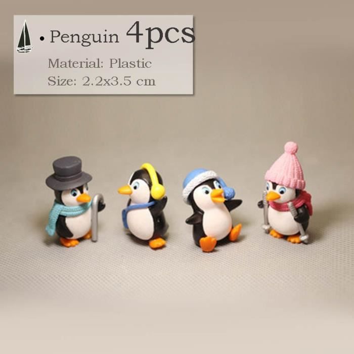 BAIUFOR-Mini-indicateur Décoratif Pour Jardin Nickel é, 2 Pièces/lot, Terrarium DIY, Figarium Auckland, Mini Fzog, SLaura, Chat Ours Lapin Canard Sn64