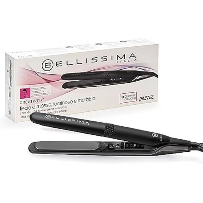 Bellissima Creativity Lisseur cheveux lisses ou ondulés revêtement céramique Plus particules de diamant plaques flexibles 5
