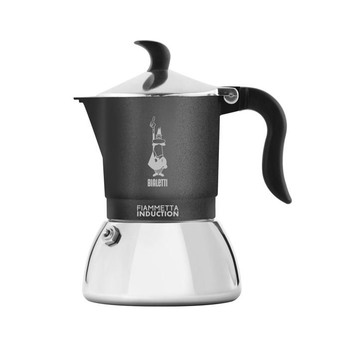 Bialetti Fiammetta Cafetière à Induction 2 Tasses 100 ML Convient à Tous Les Feux Design élégant