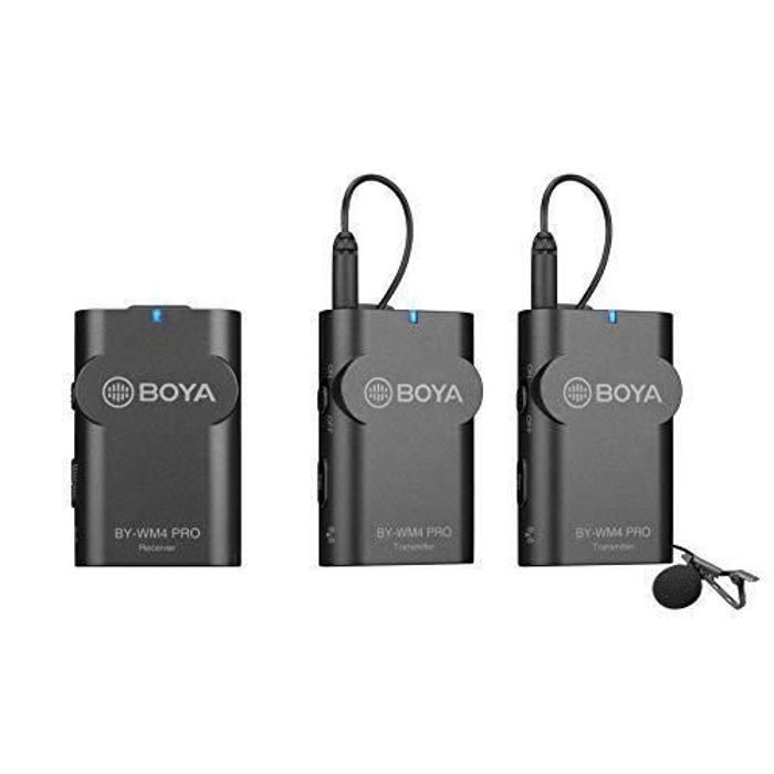 Boya Microphone Duo Lavalier 2,4 GHz sans fil