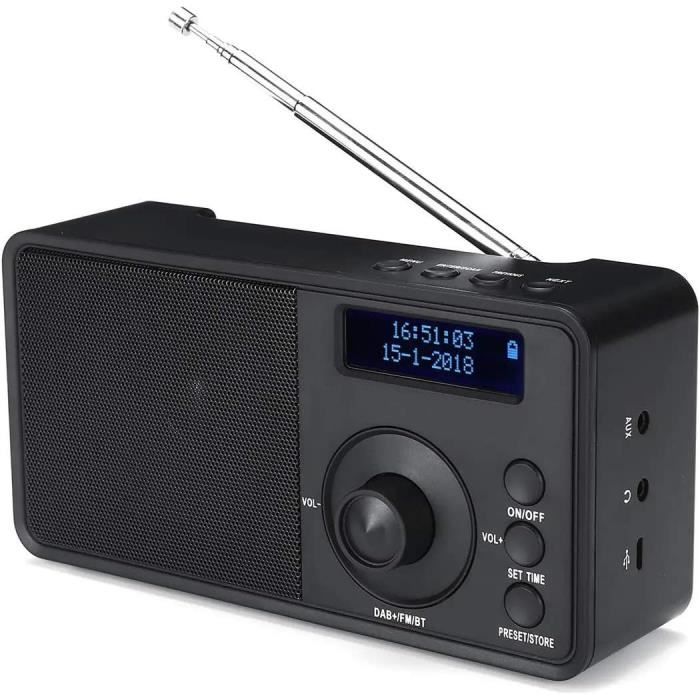 Portable Dab + Radio Numérique Haut-Parleur Stéréo Bluetooth Écran Lcd ...
