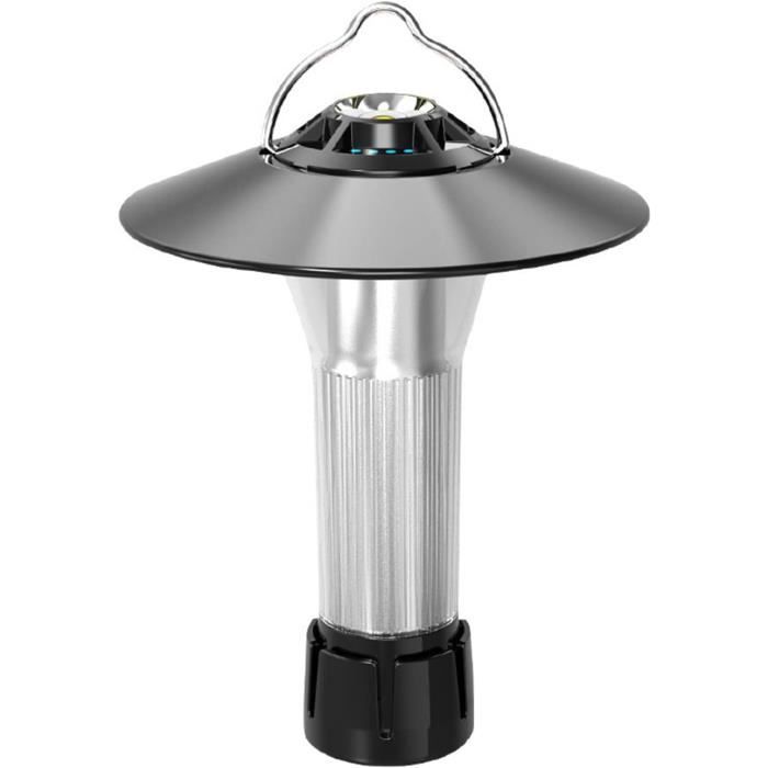 Lampe Camping Rechargeable Solaire Pile USB C 5V Avec Télécommande Et Support De Bureau, Blivrig