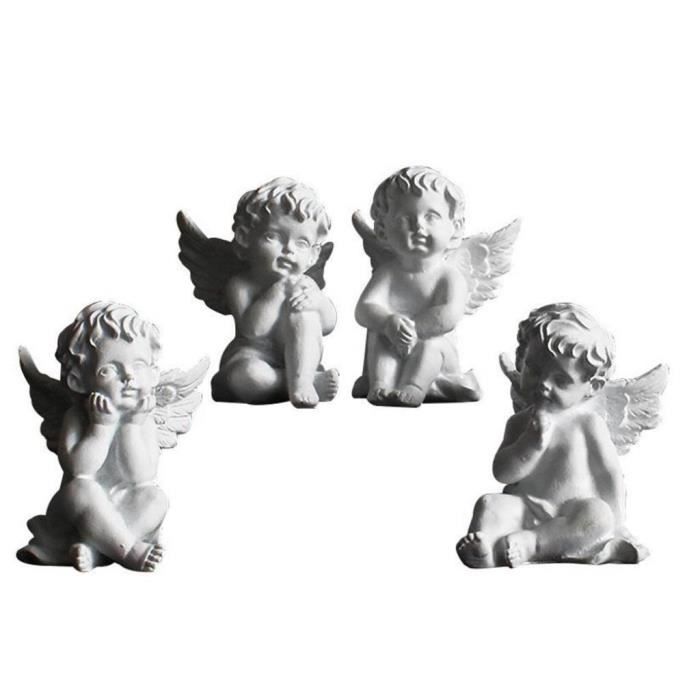Jardin Cherub Statue Résine Yard Décoratif Angel Sculpture Figurine