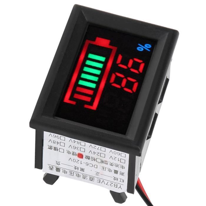 Yctze Voltmètre Universel Voiture 12V 52mm - Compteur Tension 8-16V BX100007