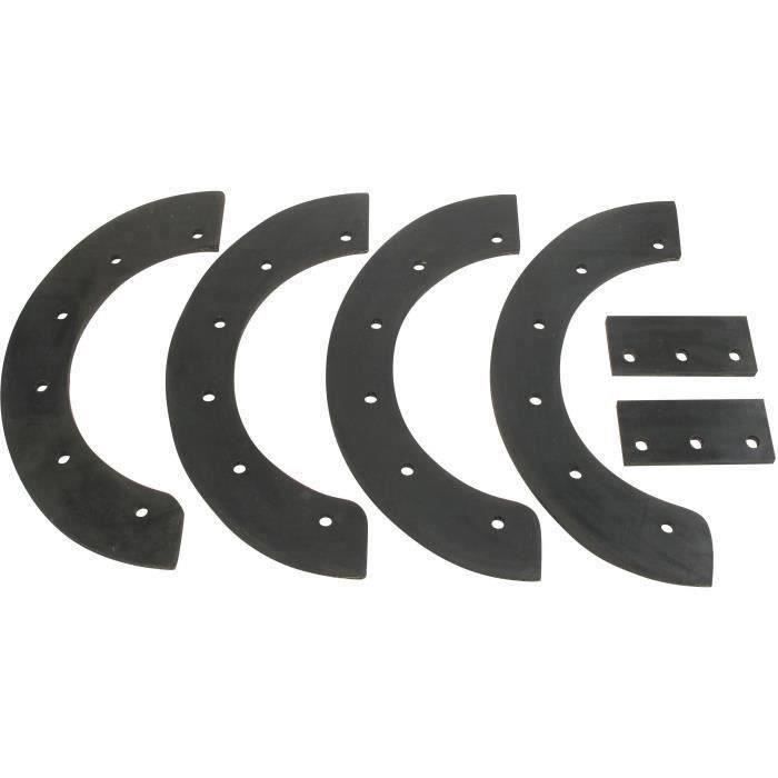 Jeu de pales adaptable pour chasse neige NOMA modèles: 20, C2030-01D et C950-52103