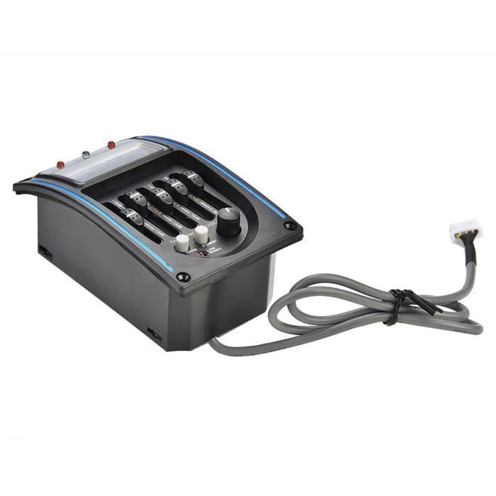 MOO 5 Bandes Préamplificateur Eq Piézoélectrique Numérique Tuner Pickup ...