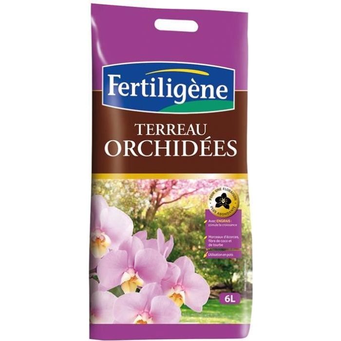 FERTILIGENE Terreau Orchidées - 6 L