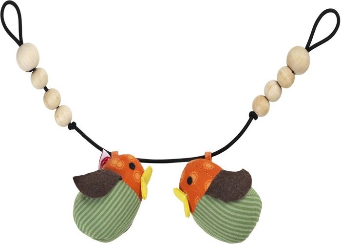 Cha ne poussette Astrid Orange Franck Fischer Bois et coton