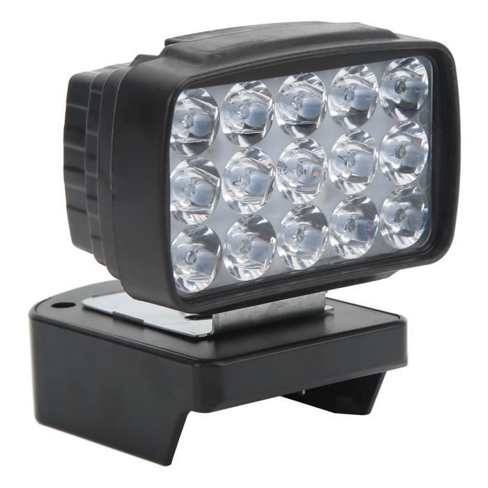 Lampe De Travail LED Sans Fil – 18V / 2000LM – Longue Portée – Portable