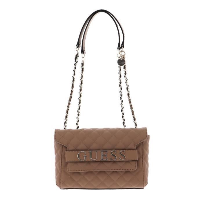 GUESS Illy Convertible Crossbody Flap Beige [122675] sac à épaule