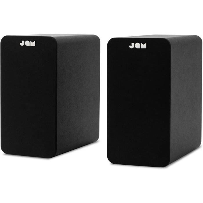 Jam Enceintes hi-fi Bluetooth compactes Double haut-parleurs haute definition Ecouter votre musique en Bluetooth ou en fila