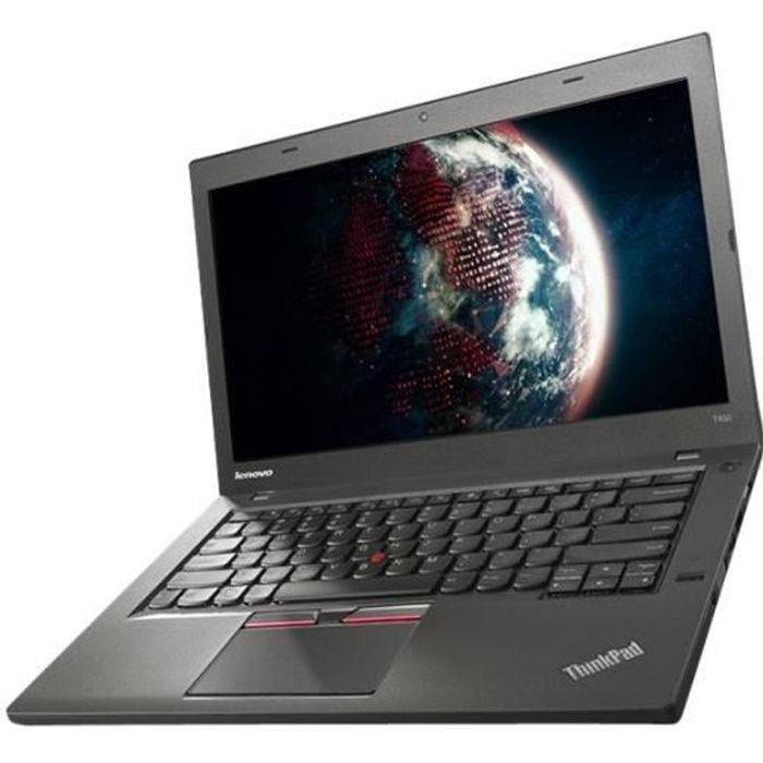 Top achat PC Portable Lenovo ThinkPad T450 20BV Ultrabook Core i5 5300U - 2.3 GHz Win 7 Pro 64 bits (comprend Licence Windows 8,1 Pro 64 bits) 8 Go… pas cher