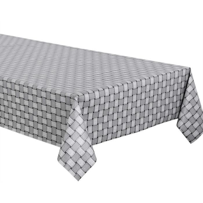Nappe Pour Table De Jardin Plastique Essuyable Ronde Ovale Carré