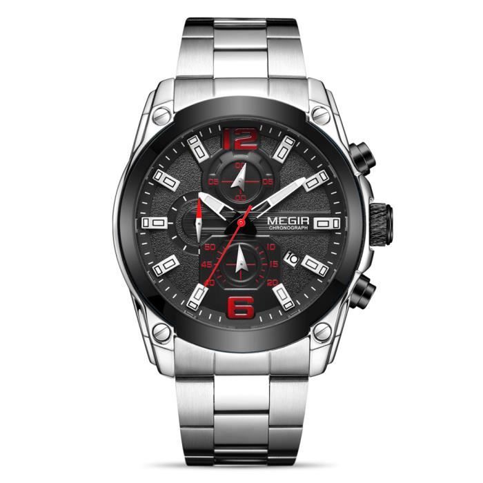 Montre De Sport Synoke Multifonction En Argent - Unisexe - Neuve Avec étiquettes