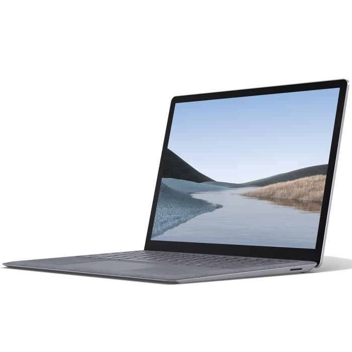 Top achat PC Portable MICROSOFT Surface Laptop 3 - Écran tactile : 13" - Core i5-1035G7 8 - 128 Go SSD NVMe - Platine pas cher