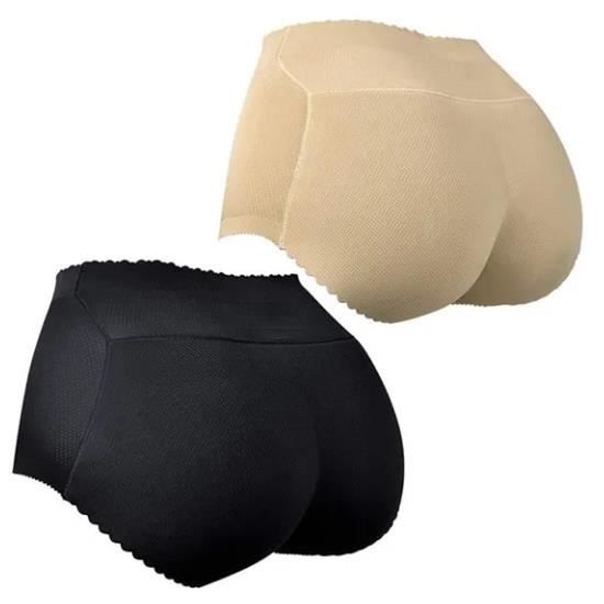 DUO Culotte Push Up Remonte Fesse Rembourrée Invisible Pour Femmes