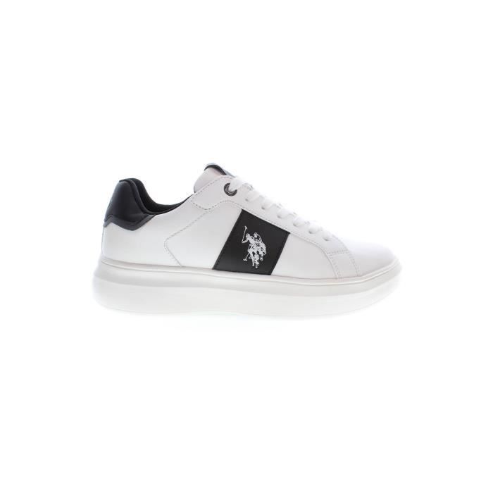 Basket Sneakers Sport Running Homme - U.S. POLO ASSN. - Blanc - Textile