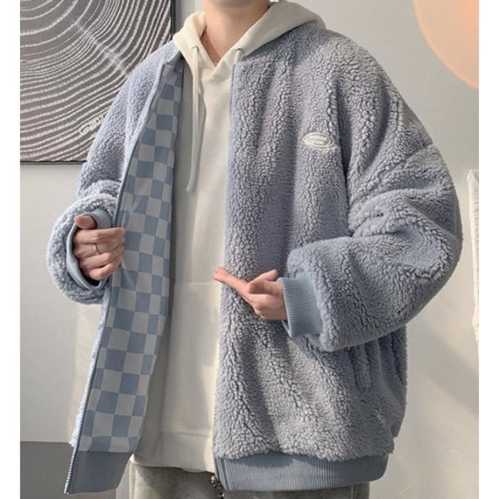 Costume décontracté pour hommes, Style de rue, couleur unie, ample, rembourré, manches longues, ensemble deux pièces, vêtements d'extérieur à la mode, printemps automne