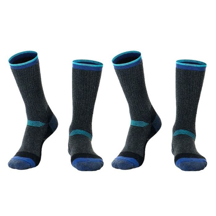 Chaussettes De Ski Femme Laine Chaude GAWILO - Lot 4 Paires Avec Rembourrage Fonctionnel