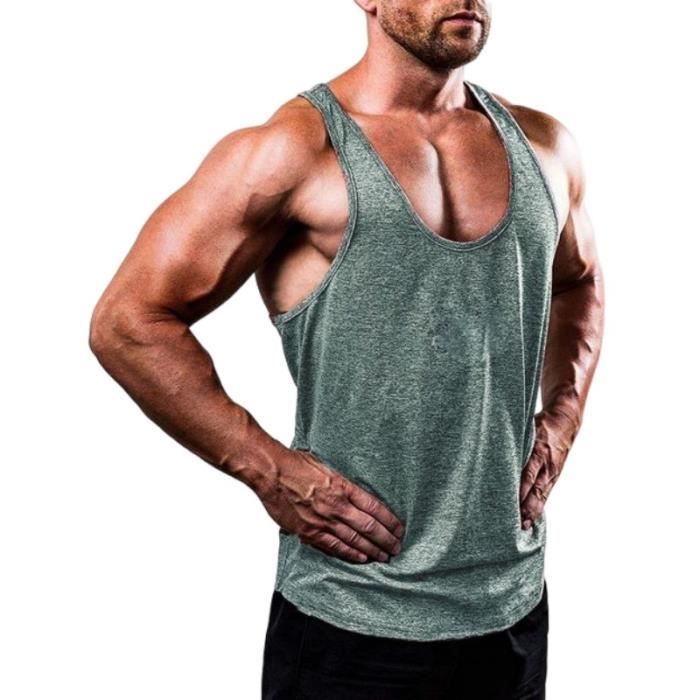 VBTAPA Débardeur Sans Manches Transparent pour Hommes en Maille, Col Rond, Coupe Ajustée en Résille, Chandail de Musculation, Tenue de Boîte de Nuit Disco, Ventes Éclair, Gris, P VBTAPA Débardeur Sans Manches Transparent pour Hommes en Maille, Col Rond, Coupe Ajustée en Résille, Chandail de Musculation, Tenue de Boîte de Nuit Disco, Ventes Éclair, Gris, P