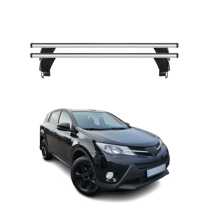 Barres De Toit Alu Pour VW T-Cross (2018-2025) - 90kg Charge - Gris - Design Aérodynamique