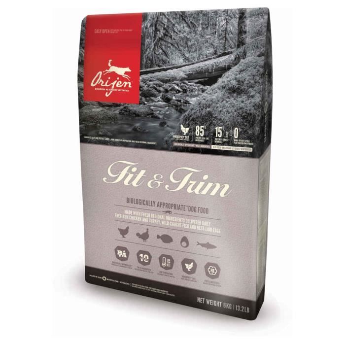 Comparer les prix de Orijen Dog Fit & Trim 6 Kg.