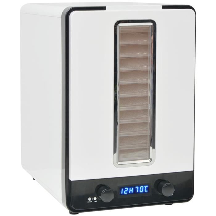 Deshydrateur Alimentaire Déshydrateur Minuterie Température Plateaux Facile À Nettoyer Deshydrateur Alimentaire Déshydrateur Minuterie Température Plateaux Facile À Nettoyer