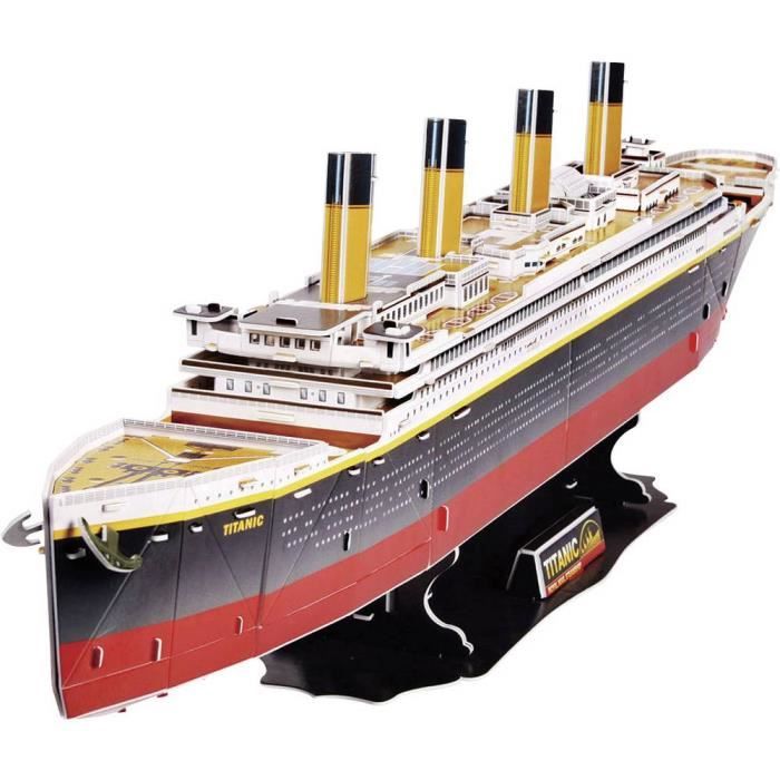 puzzle 3d - revell - rms titanic 170 - noir - adulte - mixte