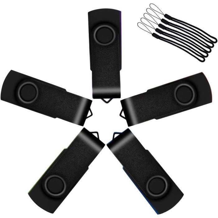 2 Clés USB 16Go SIMMAX - USB 2.0 - Rotatives - Rouge Et Violet - Vitesse Lecture/Ériture