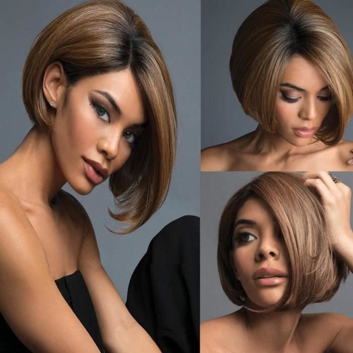 perruque blonde cheveux courts