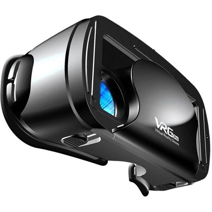 VRG Pro 3D VR Lunettes RéAlité Virtuelle Plein ÉCran Visual VR Grand Angle Lunettes pour 5 à 7 Pouces Smartphone Lunettes