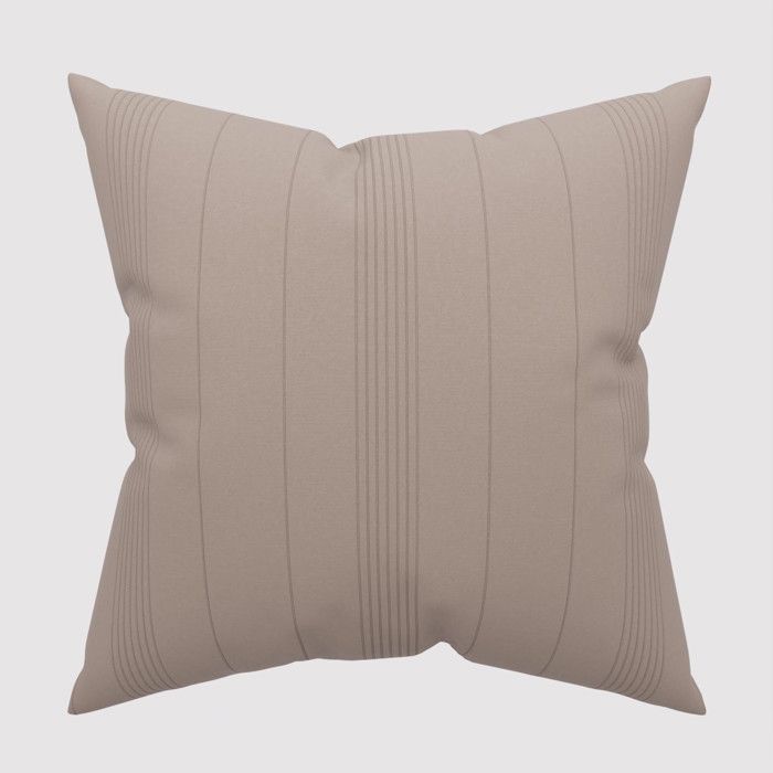 Housse de coussin 60x60 cm ADELE taupe par Soleil dOcre Housse de coussin 60x60 cm ADELE taupe par Soleil dOcre